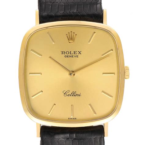 Rolex Cellini Vintage 18k Yellow Gold Watch 4114.